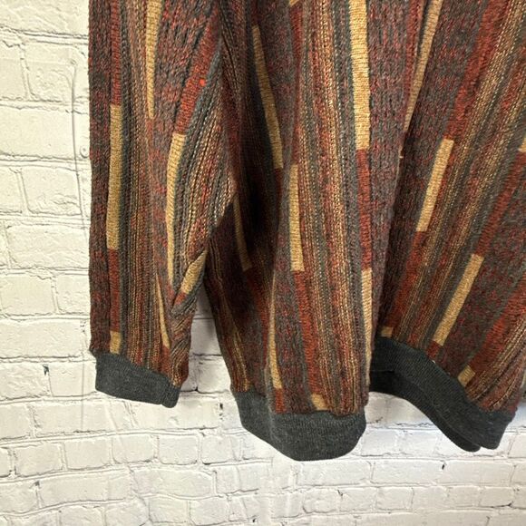 Vintage Megalos Coogi Style Knit Sweater Size 3X - Picture 3 of 7